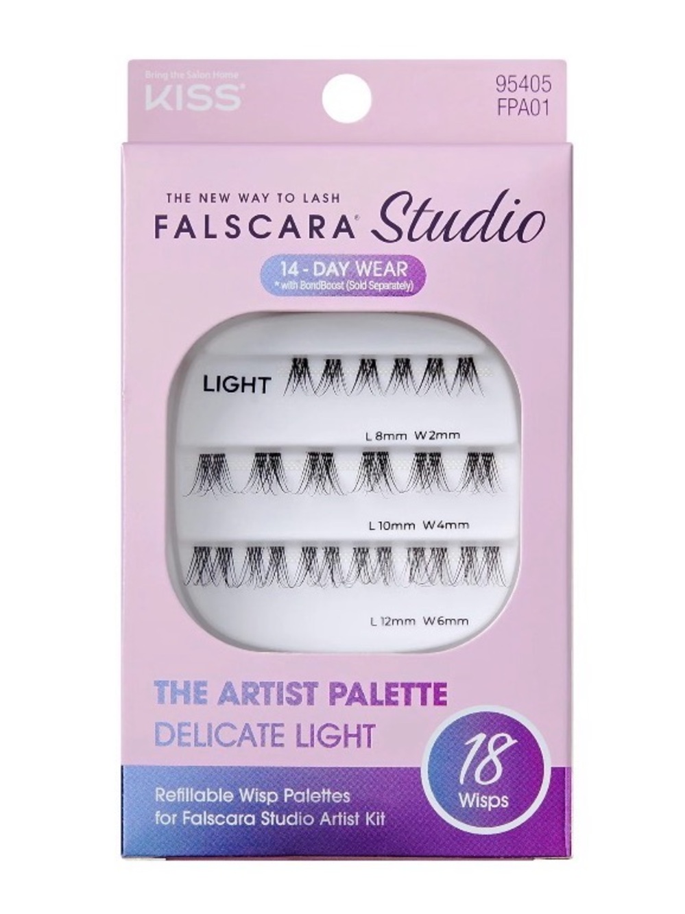 KISS Falscara Lash Kit Bundle 2 Sets Spiky Wisps NEW